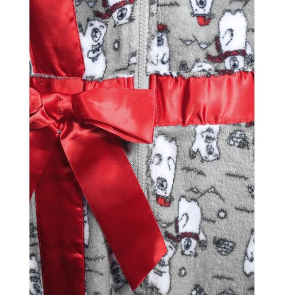 Derek Heart Christmas Bear Union Suit with Lighted Necklace NWT - Picture 4 of 6